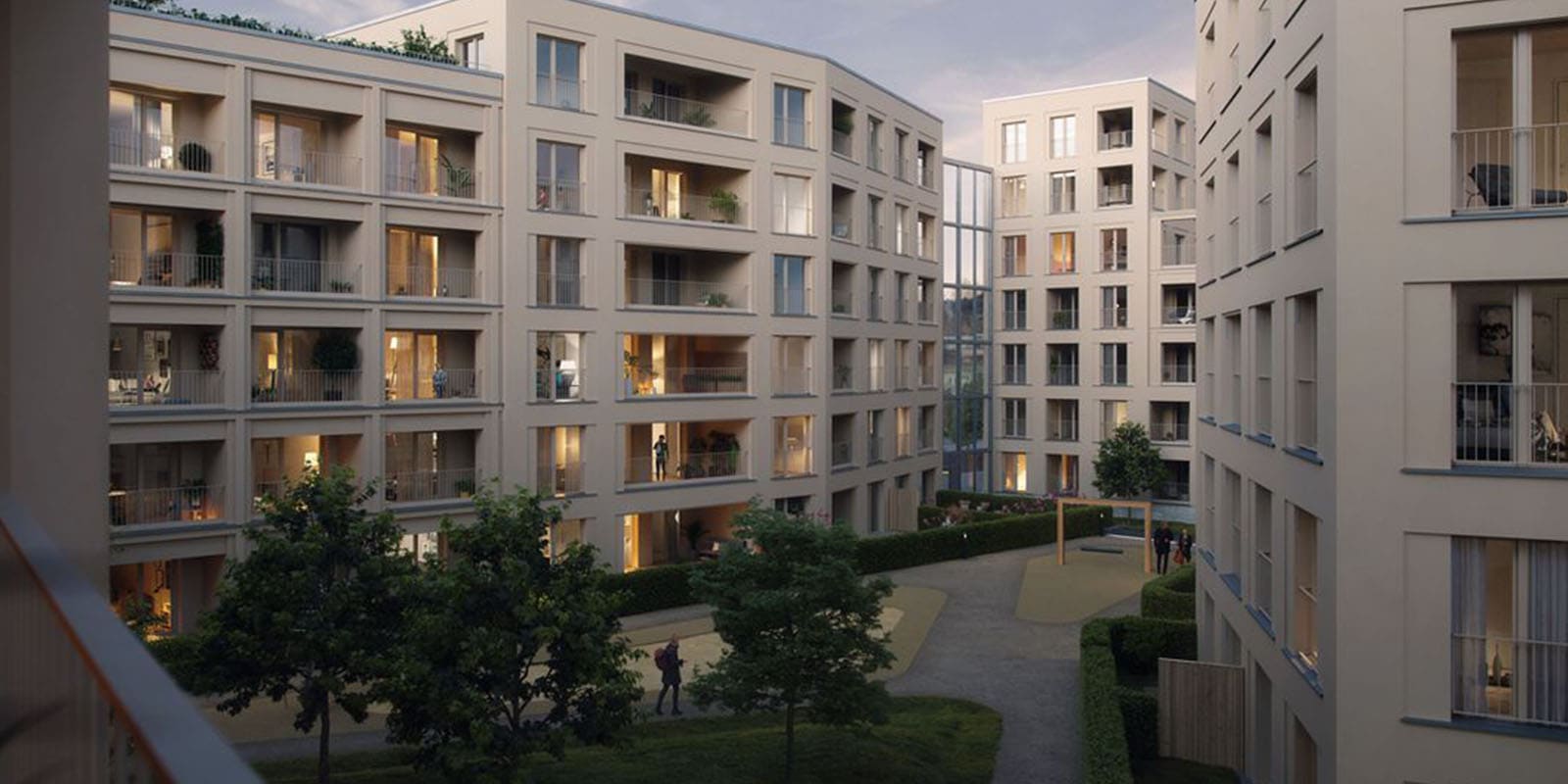 Новая квартира в Мюнхене, 92,55 м² с террасой