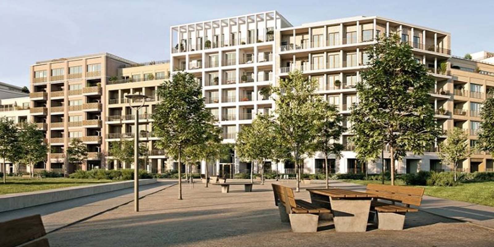 Стильные апартаменты с лоджией в жилом комплексе Мюнхена