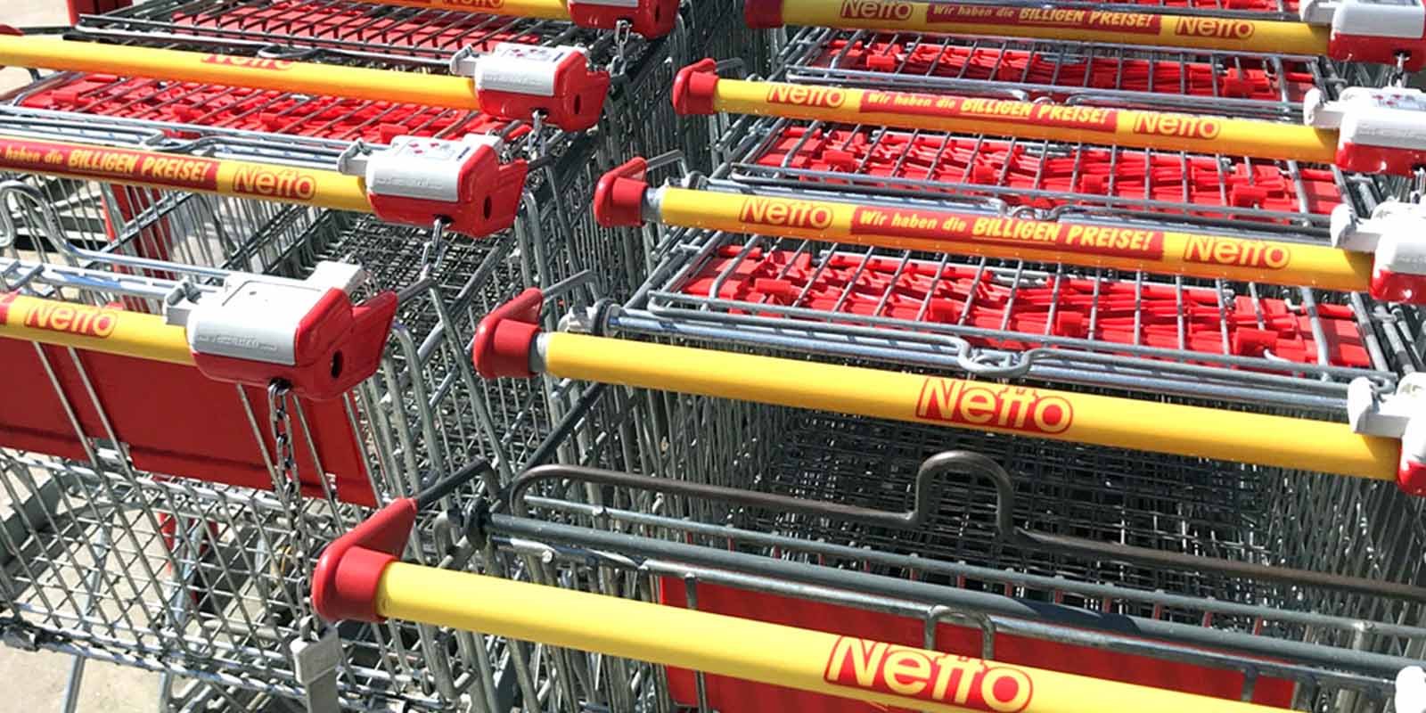 Супермаркет Netto в Берлине, западный район