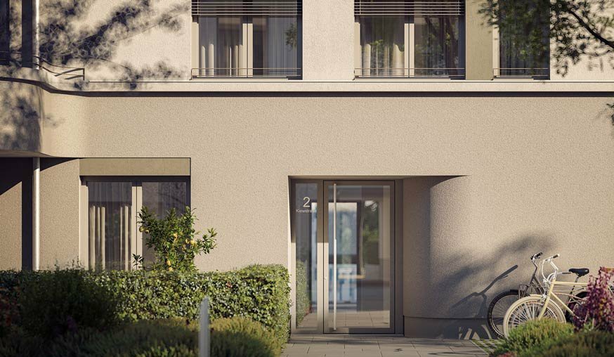 Новая квартира в Мюнхене под аренду в современном жилом проекте