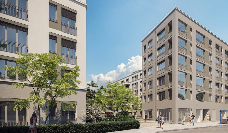 Новая квартира в Мюнхене под аренду в современном жилом проекте