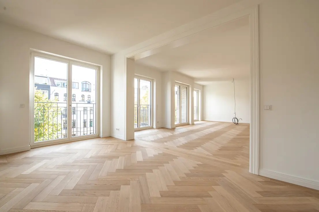 Новая квартира в Берлине в готовой новостройке 2021 года