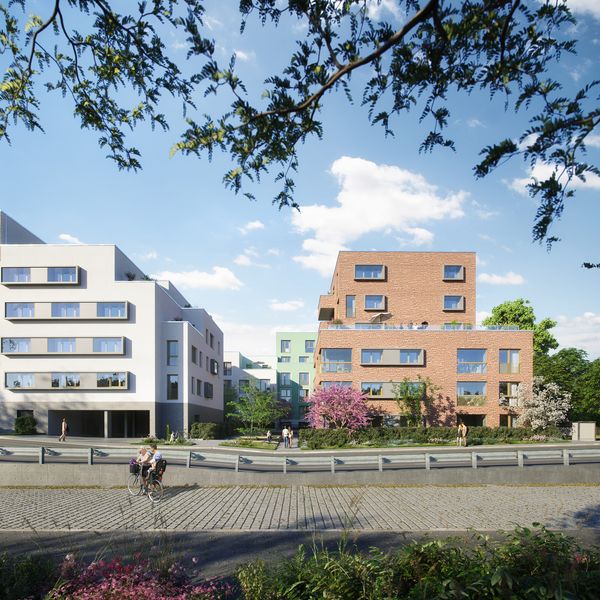 Новая однокомнатная квартира в 20 км от центра Гамбурга