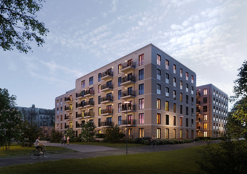 Новый жилой проект в Берлине из 14 малоэтажных новостроек