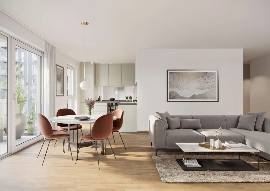 Новые квартиры во Франкфурте-на-Майне: новостройка в районе Боккенхайм