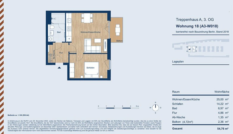 ЖК в Берлине из 14 малоэтажных домов планировка квартиры 2 комнаты